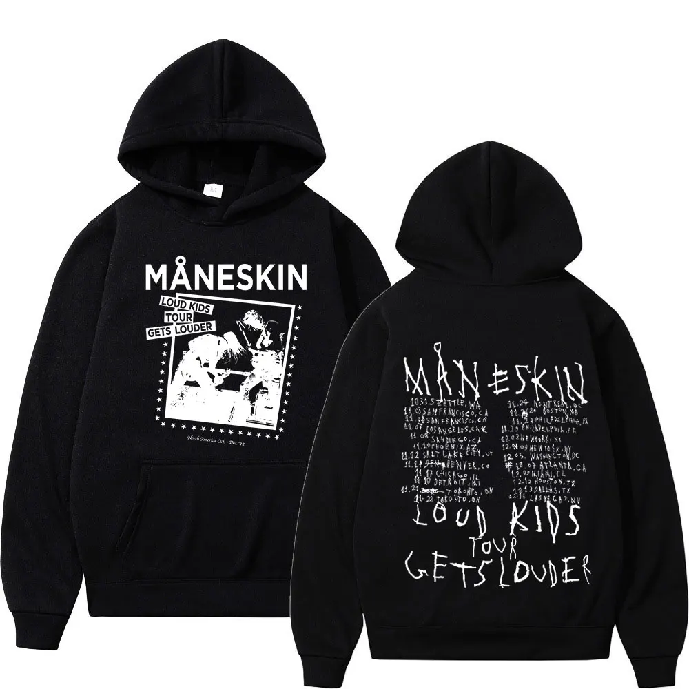 Maneskin Loud Kids Tour Hoodies