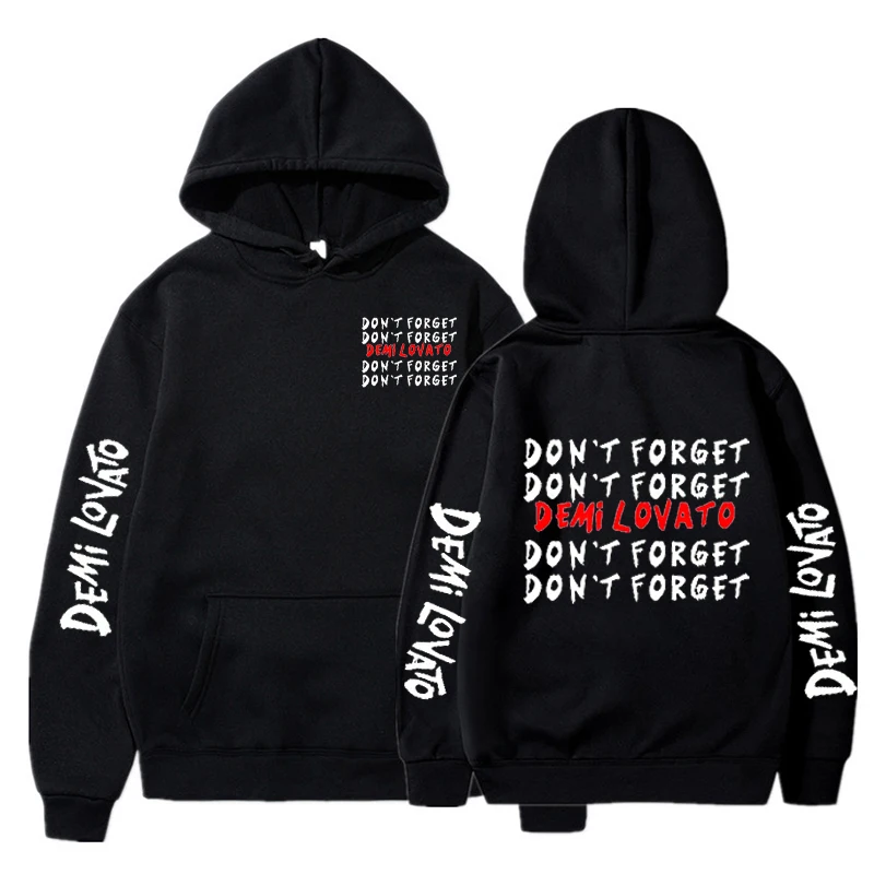 Demi Lovato - Don't Forget Graphic Hoodie