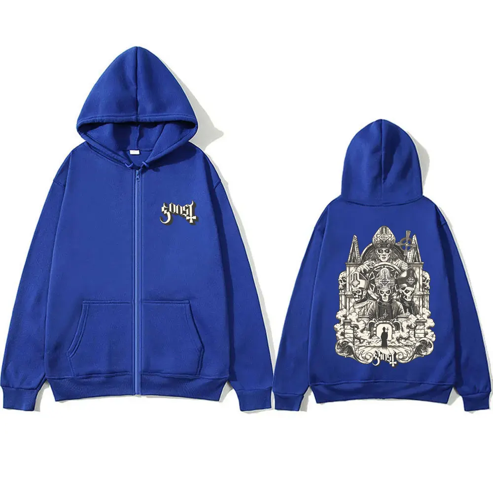 Ghost Hoodie zipper