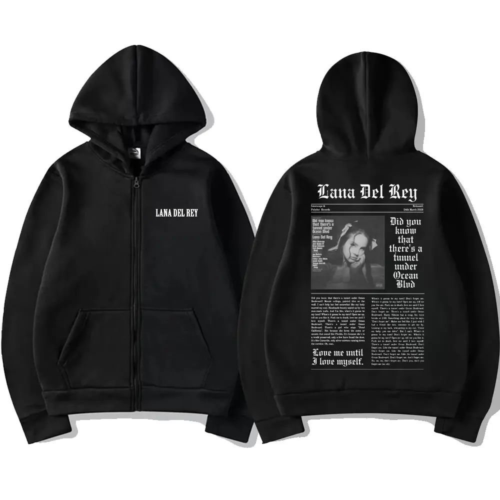 Lana Del Rey - Classic Zip Up Album Hoodie