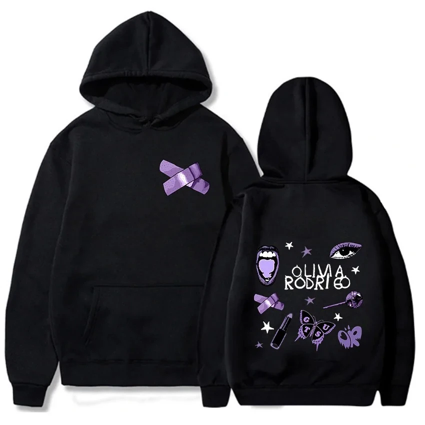 Olivia Rodrigo - White And Black Guts Hoodie