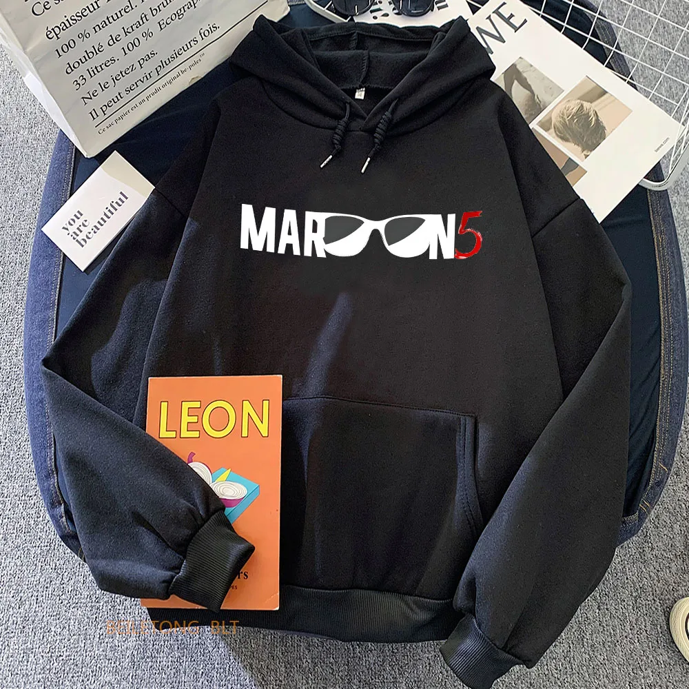 Maroon5 - Glasses Graphic Print Hoodie