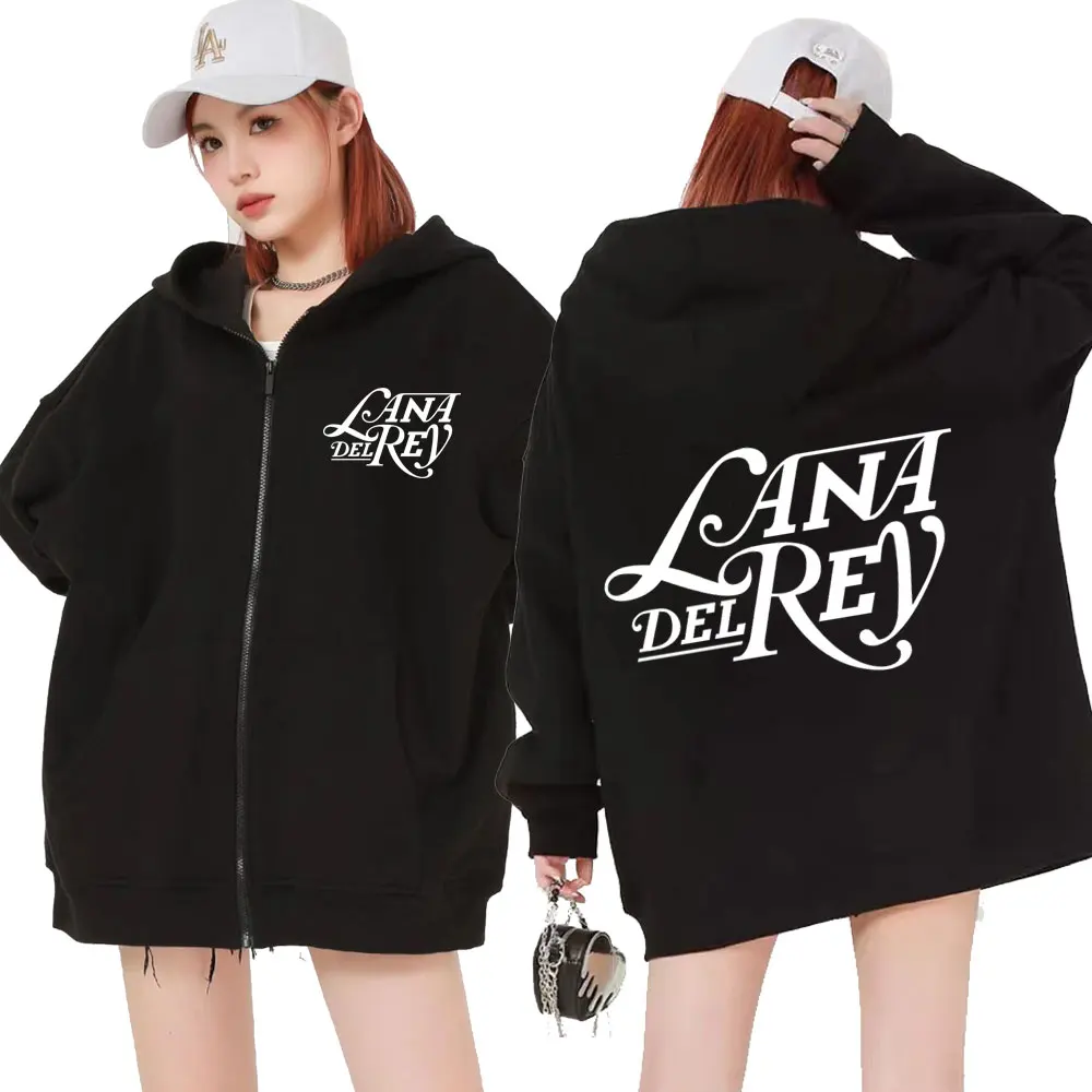 Lana Del Rey - Casual Zip Up Hoodie