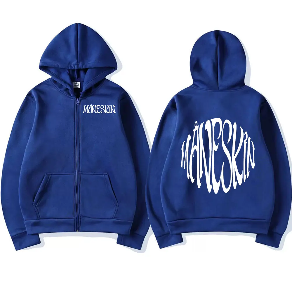 Zip up Maneskin hoodie
