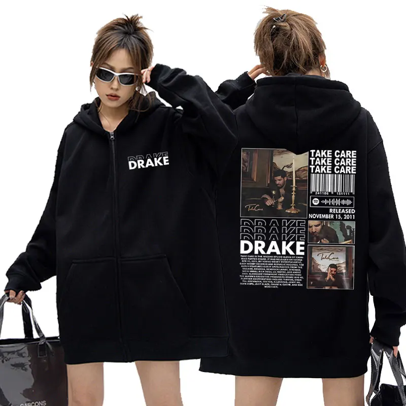 Drake - Take Care Album Zip Up Hoodie