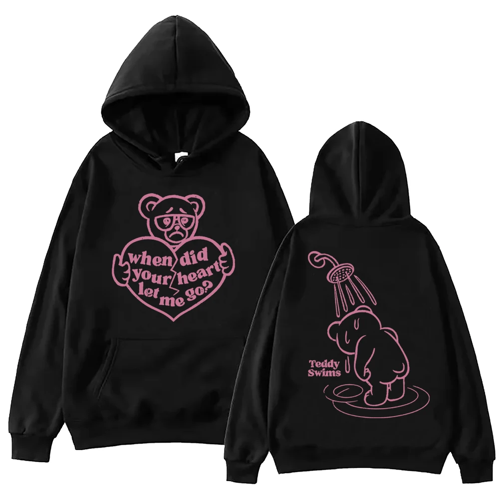 Teddy Swims - Pink Bear Bathing Print Hoodie