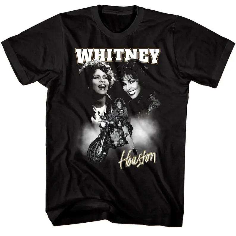 Whitney Houston - Queen Riding Bike T-shirt