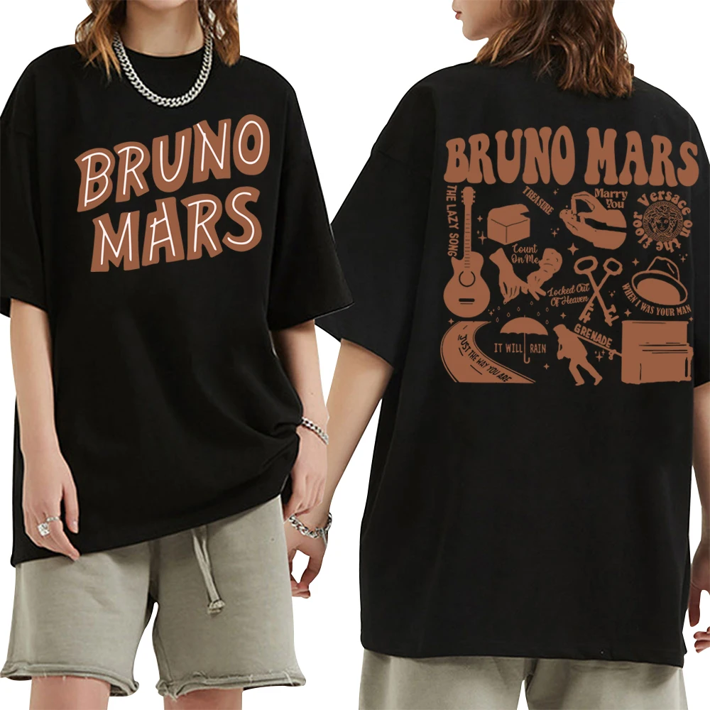 Bruno Mars - Album Collage Design Tshirt