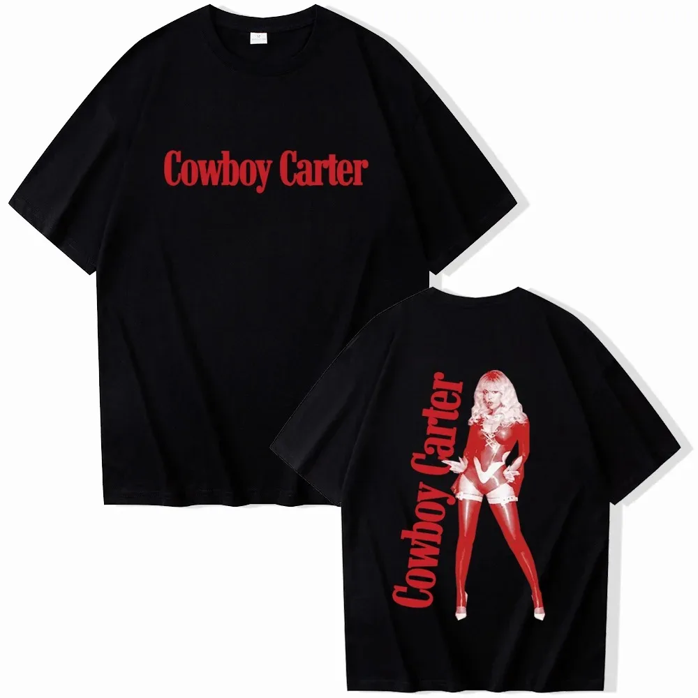 Beyonce - Red Cowboy Carter Design T-shirt