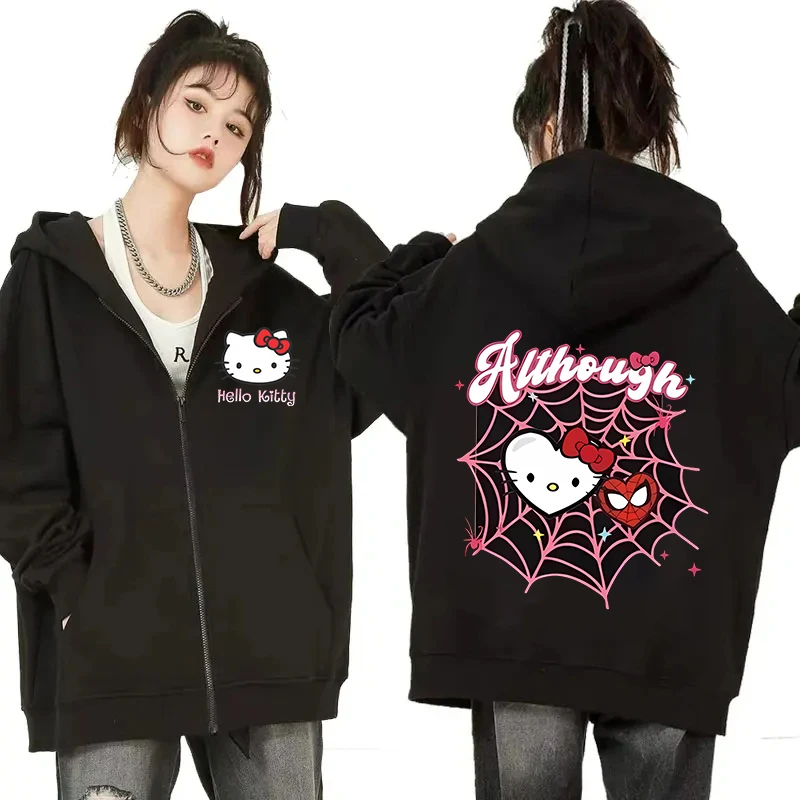 Hello Kitty zipper hoodie