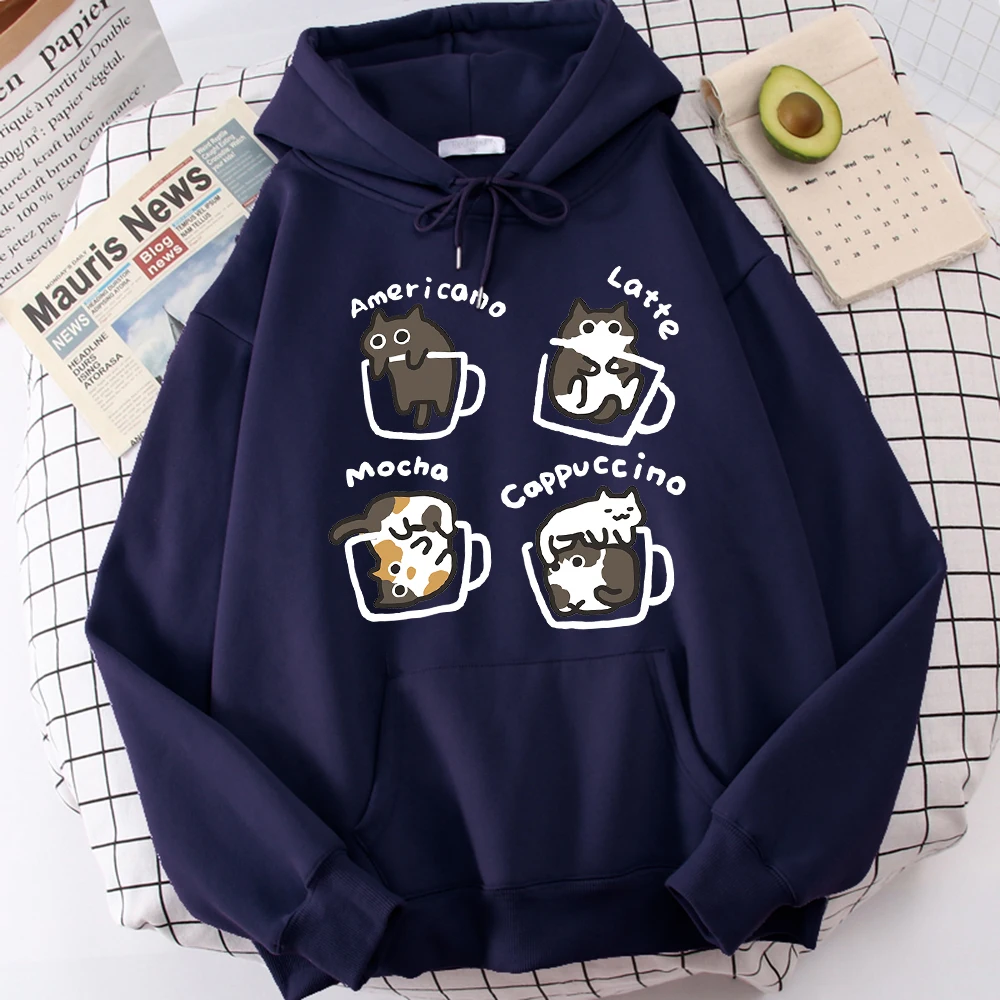 Cats Playing in the Cup Hoodies