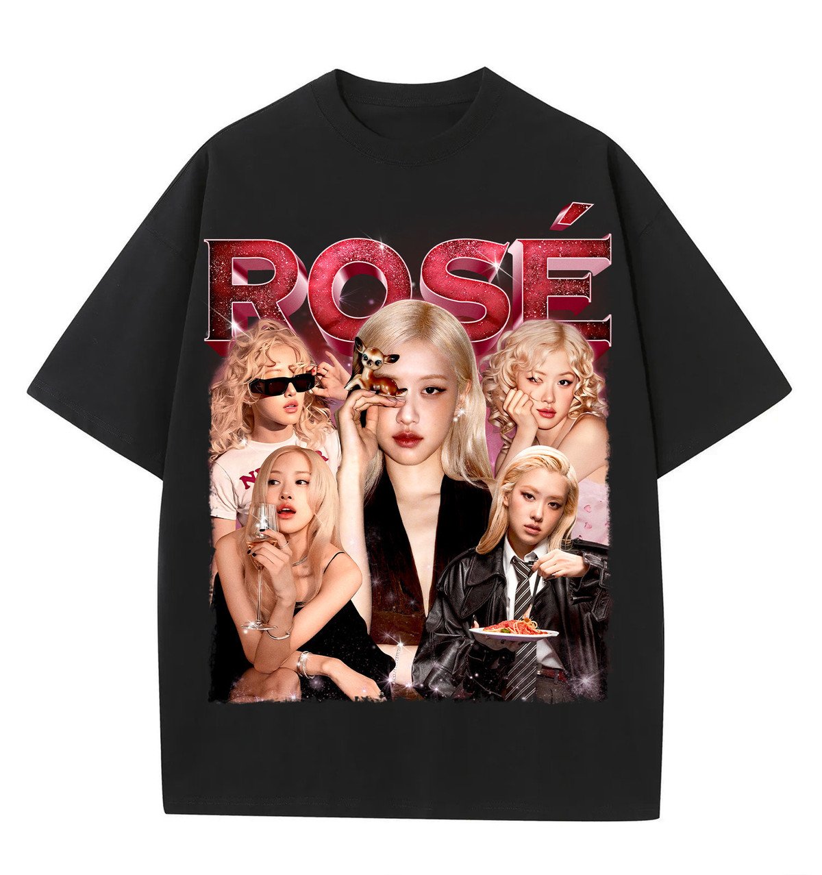 BLACKPINK Shirt – Rosé’s Heart in Cotton