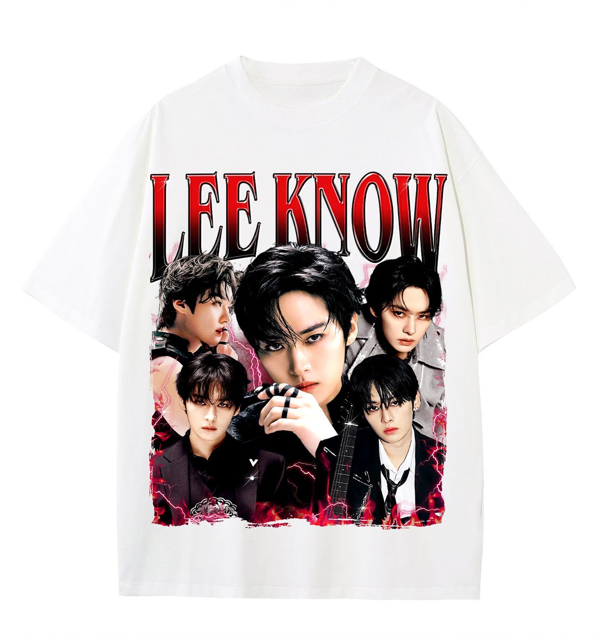 STRAY KIDS Tee – Lee Know in Streetwear Mode