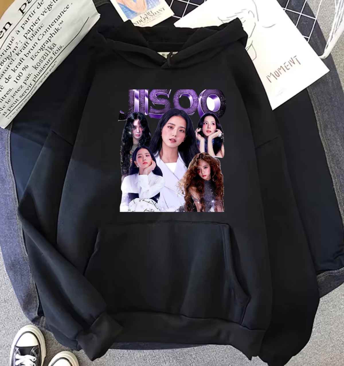 JISOO Bootleg Hoodie β BLACKPINK Vintage Streetwear for BLINKs
